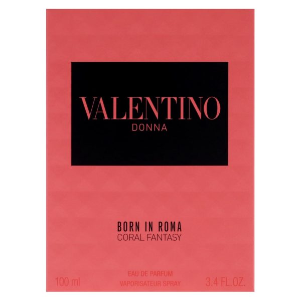 Valentino Donna Born In Roma Coral Fantasy | Eau de Parfum Spray | Size: 3.4 FL OZ / 100ml