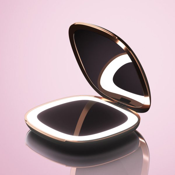Mila Luxe Lighted Compact Mirror