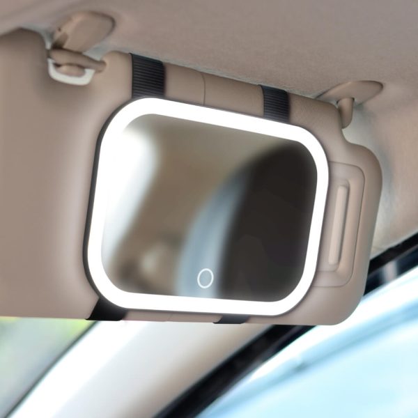 Juni 2 LED Lighted Sun Visor Vanity Mirror