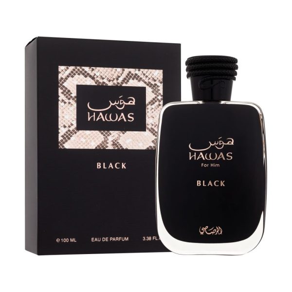 RASASI Hawas Black | Eau de Parfum Spray | Size: 3.4 FL OZ / 100ml