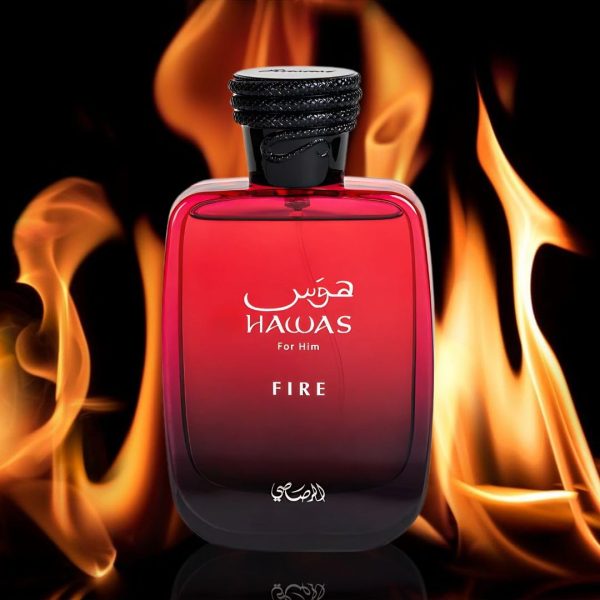 RASASI Hawas Fire | Eau de Parfum Spray | Size: 3.4 FL OZ / 100ml