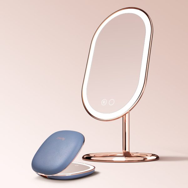 Tru-Glow Duo Vanity + Compact Mirror
